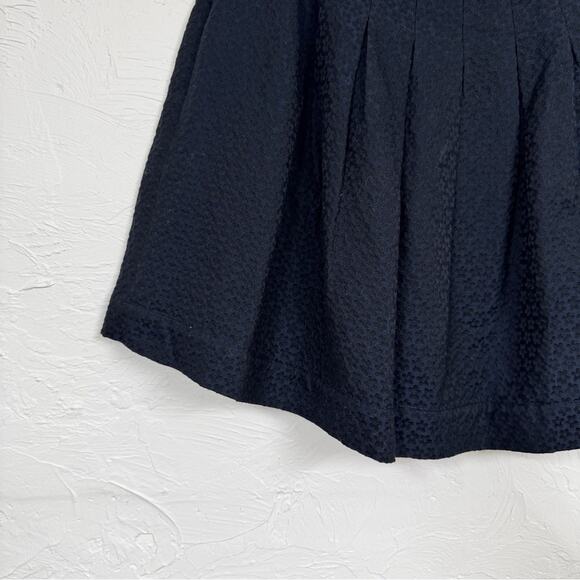 Blumarine Blue Jacquard A Line Mini Skirt Womens 12 Luxury Designer Formal - Picture 2 of 9
